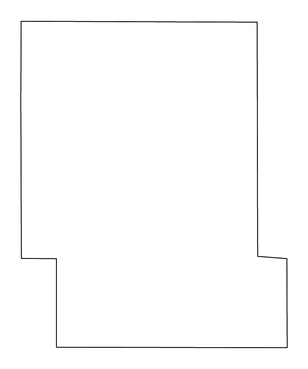 Carte de contour de Audubon, Iowa avec rivières.