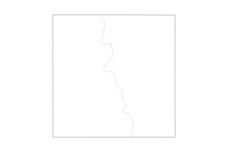Mapa de Boone, Iowa de tipo contorno y ríos para América del Norte, con contorno y ríos con límites limpios.