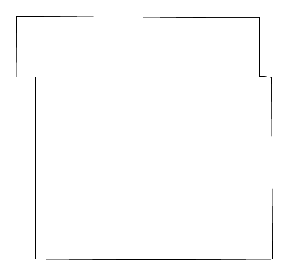 Carte de contour de Hardin, Iowa avec rivières.