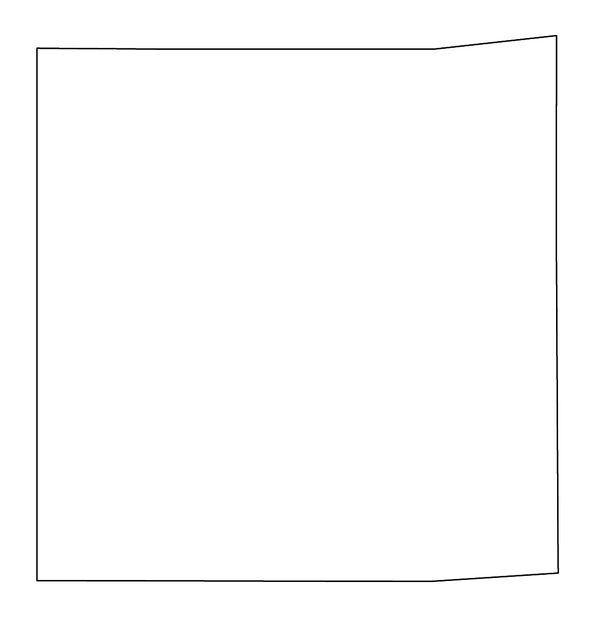 Mapa de contorno de Madison, Iowa con ríos.