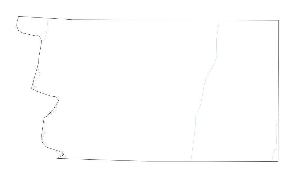 Pottawattamie outline map preview