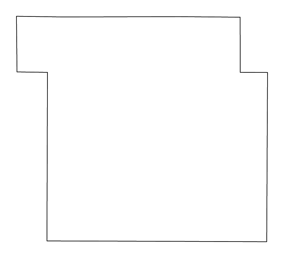 Mapa de contorno de Sac, Iowa con ríos.