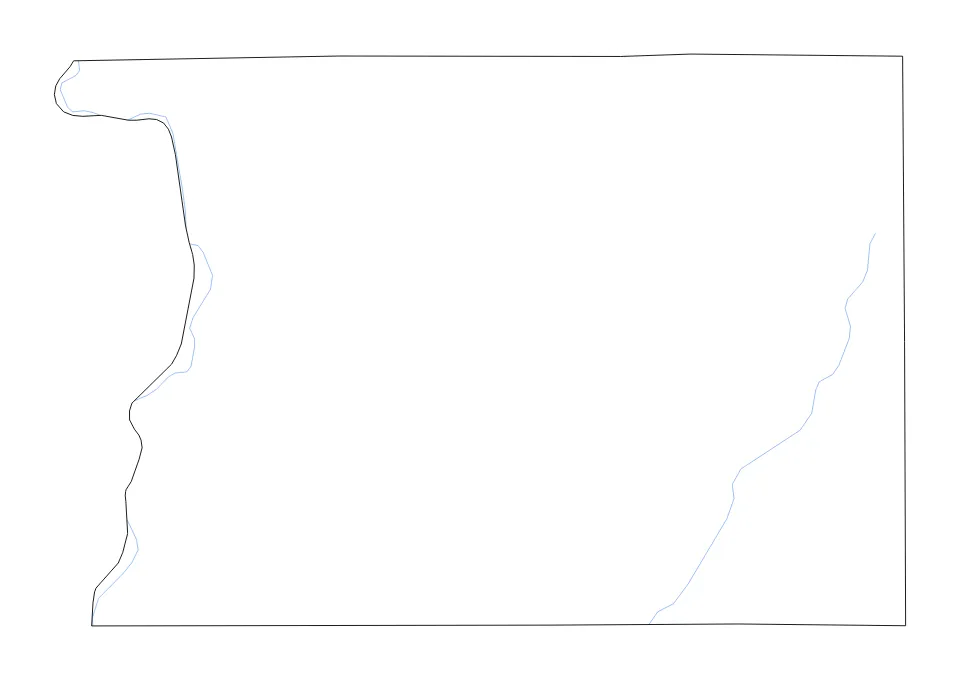 Sioux outline map preview