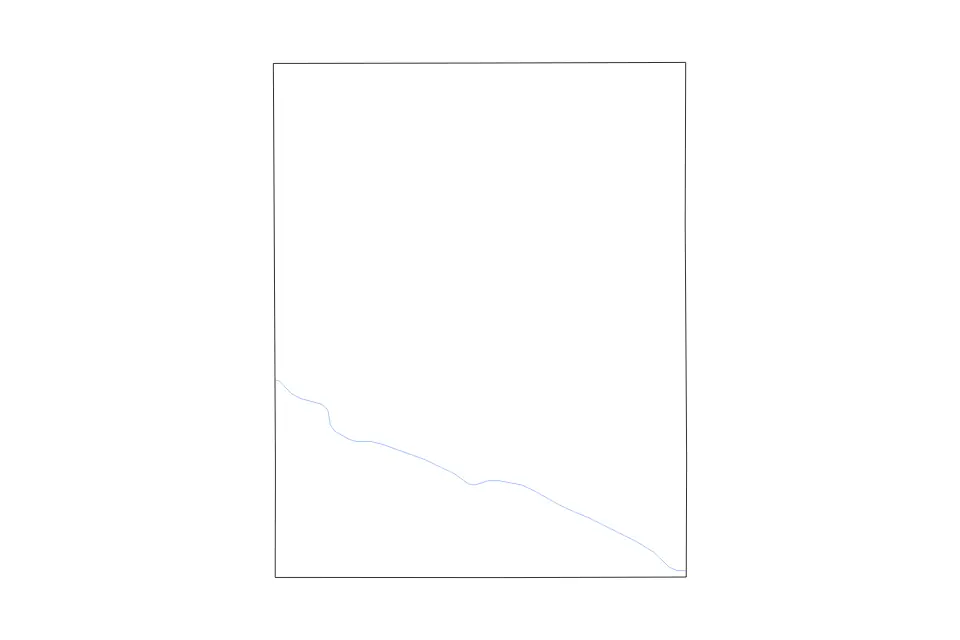 Carte de Tama, Iowa de type contour et rivières pour Amérique du Nord, montrant contour et rivières avec des limites nettes.