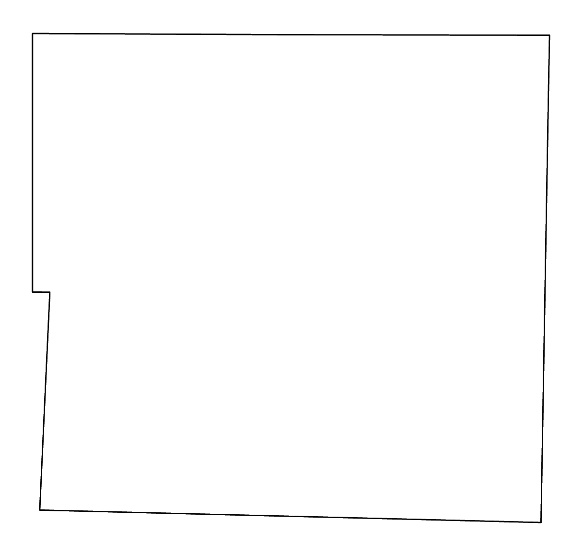 Mapa de contorno de Taylor, Iowa con ríos.