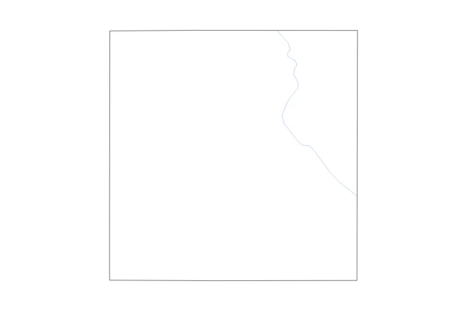 Mapa de Wright, Iowa de tipo contorno y ríos para América del Norte, con contorno y ríos con límites limpios.