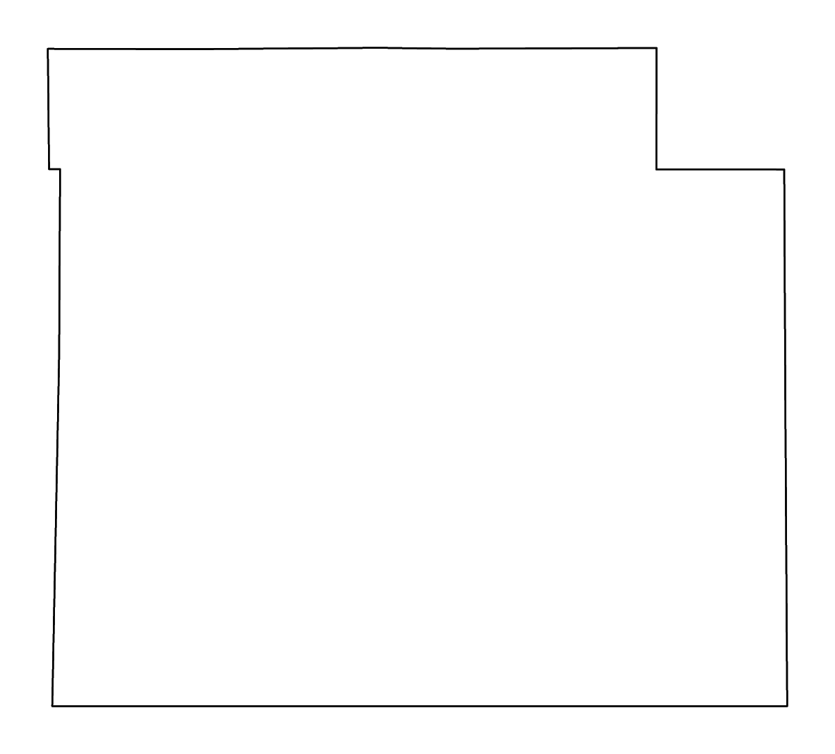 Mapa de contorno de Barber, Kansas con ríos.