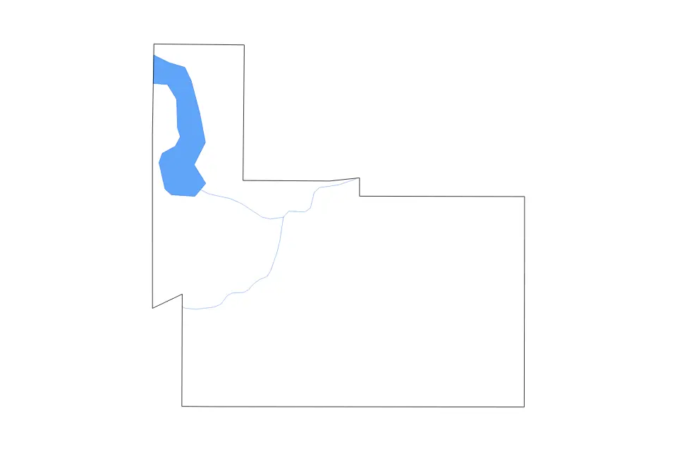 Mapa de Geary, Kansas de tipo contorno, lagos y ríos para América del Norte, con contorno, lagos y ríos con elementos de agua como Milford Lake.