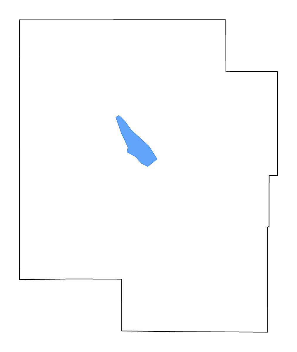 Mapa de contorno de Marion, Kansas con lagos y ríos.