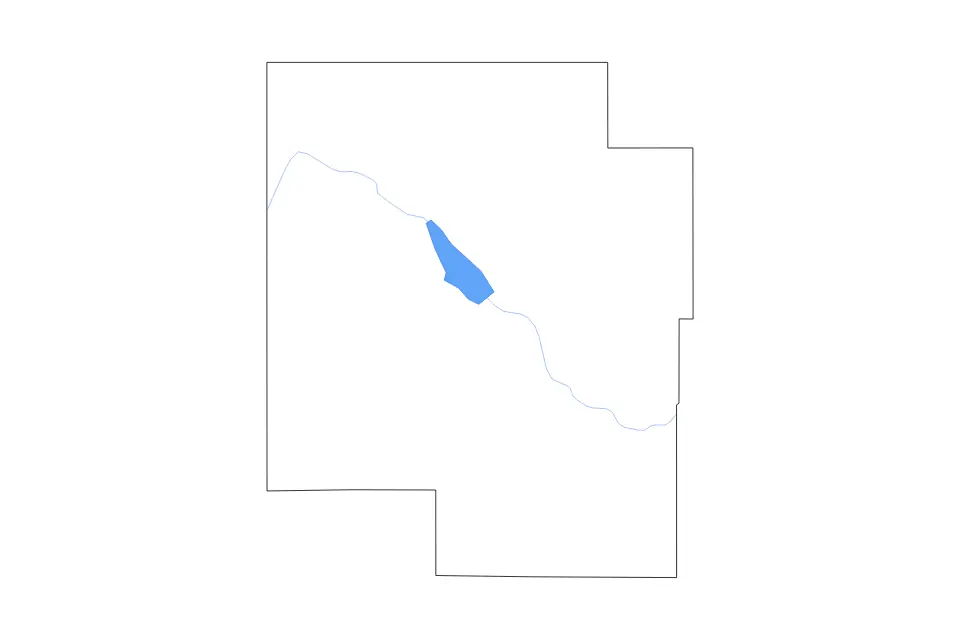 Carte de Marion, Kansas de type contour, lacs et rivières pour Amérique du Nord, montrant contour, lacs et rivières avec des éléments hydrographiques comme Marion Reservoir.