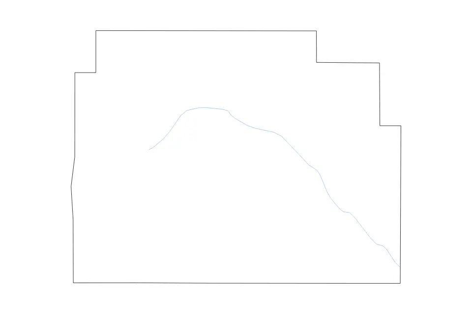 Carte de Morris, Kansas de type contour et rivières pour Amérique du Nord, montrant contour et rivières avec des limites nettes.