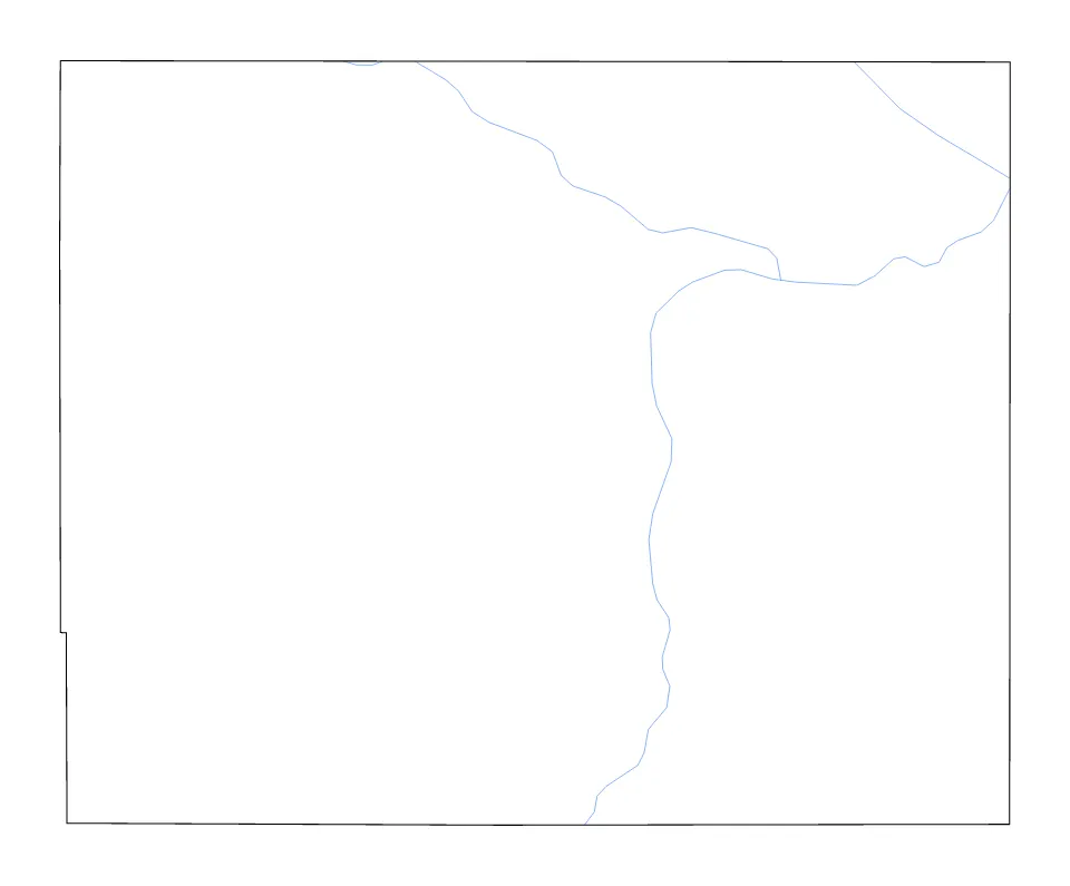 Saline outline map preview