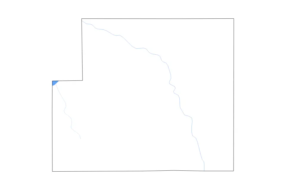 Carte de Sedgwick, Kansas de type contour, lacs et rivières pour Amérique du Nord, montrant contour, lacs et rivières avec des éléments hydrographiques comme Cheney Reservoir.