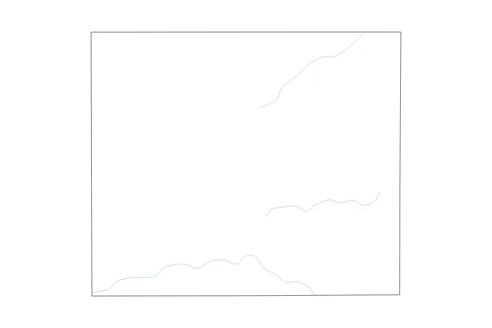 Outline map of Sherman County, Kansas with subdivision borders and rivers.