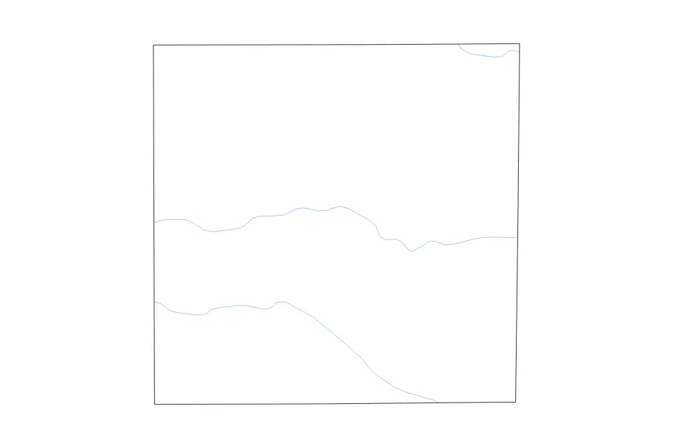Outline map of Wallace County, Kansas with subdivision borders and rivers.