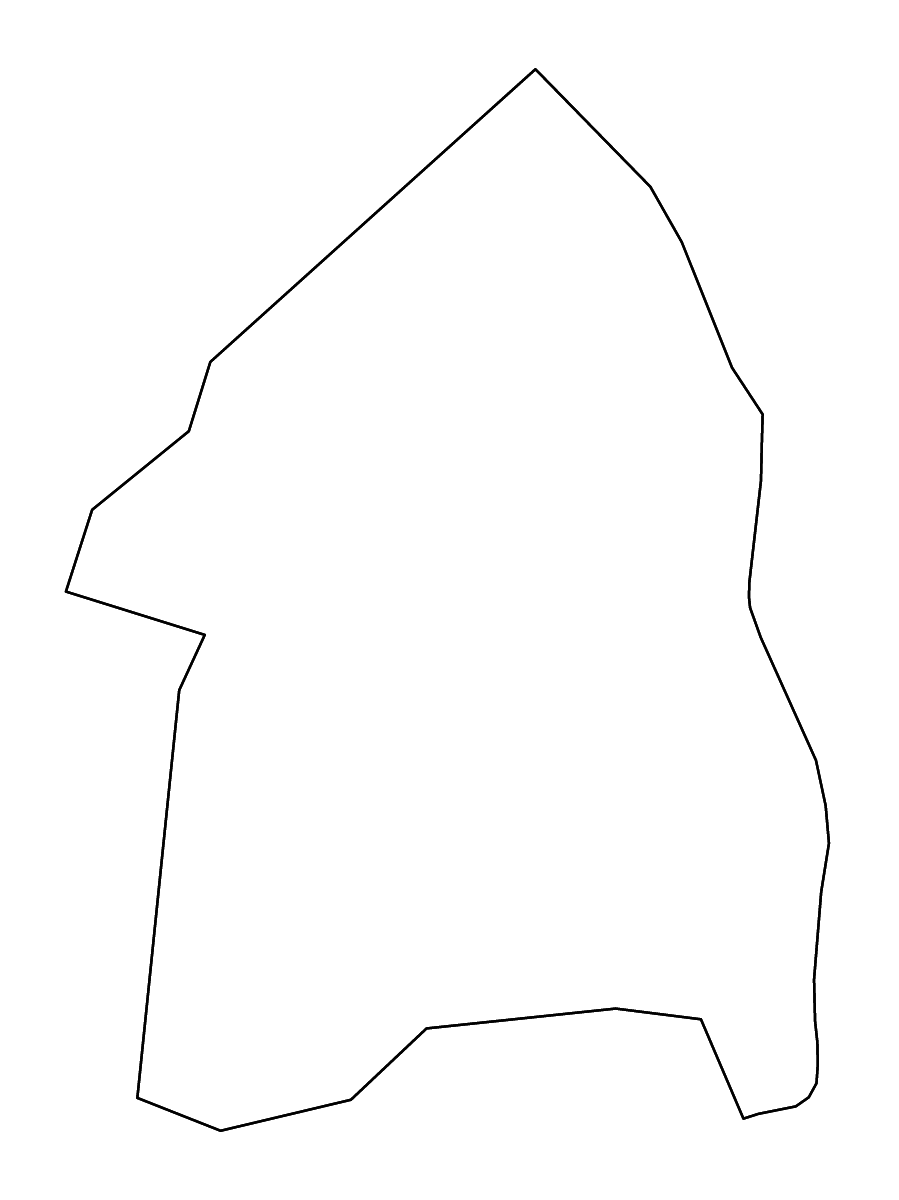 Carte de contour de Boyd, Kentucky avec rivières.