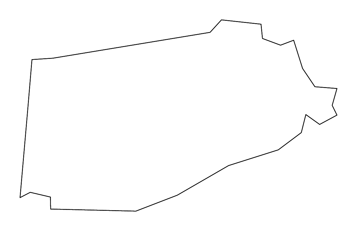 Mapa de contorno de Boyle, Kentucky con ríos.