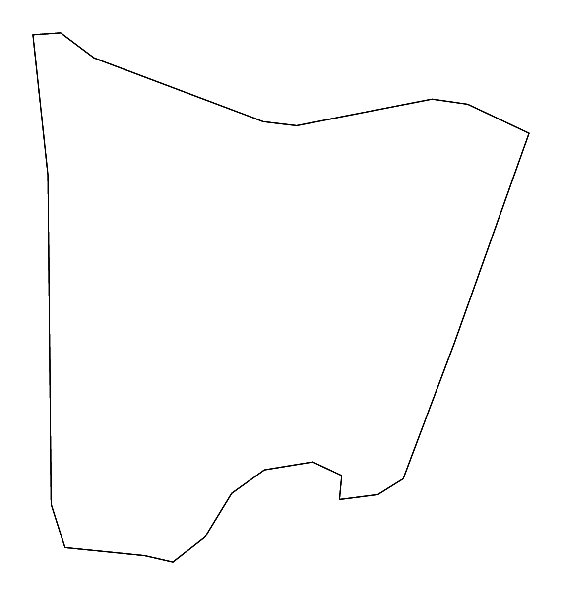 Mapa de contorno de Bracken, Kentucky con ríos.