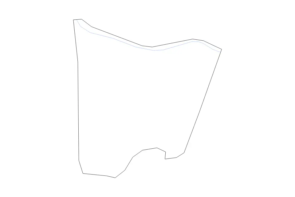 Mapa de Bracken, Kentucky de tipo contorno y ríos para América del Norte, con contorno y ríos con límites limpios.