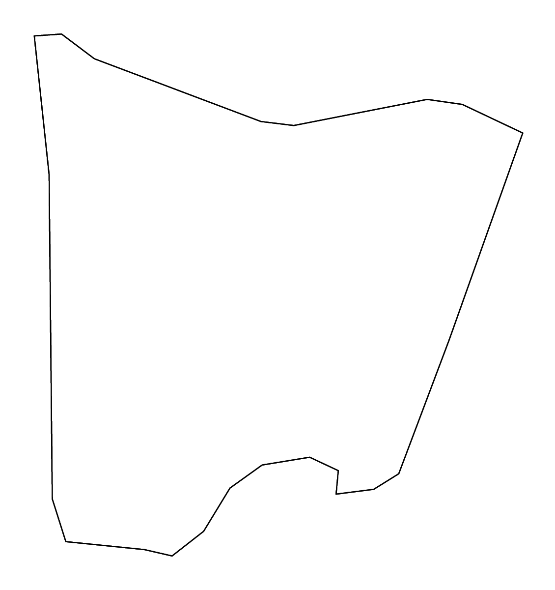 Mapa de contorno de Bracken, Kentucky con ríos.