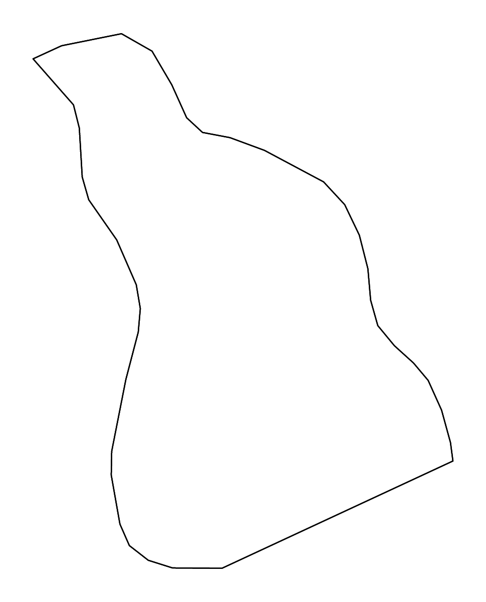 Mapa de contorno de Campbell, Kentucky con ríos.