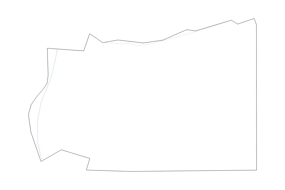 Mapa de Carlisle, Kentucky de tipo contorno y ríos para América del Norte, con contorno y ríos con límites limpios.