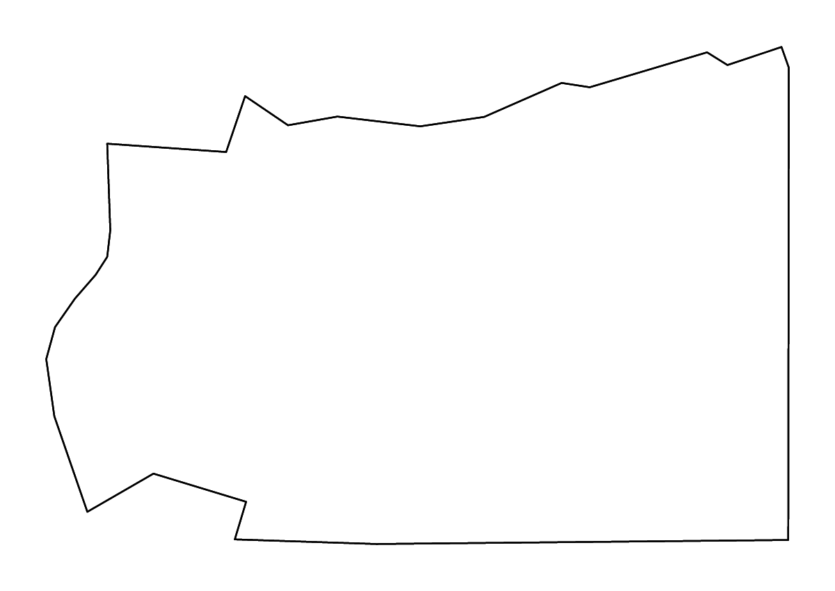 Carte de contour de Carlisle, Kentucky avec rivières.