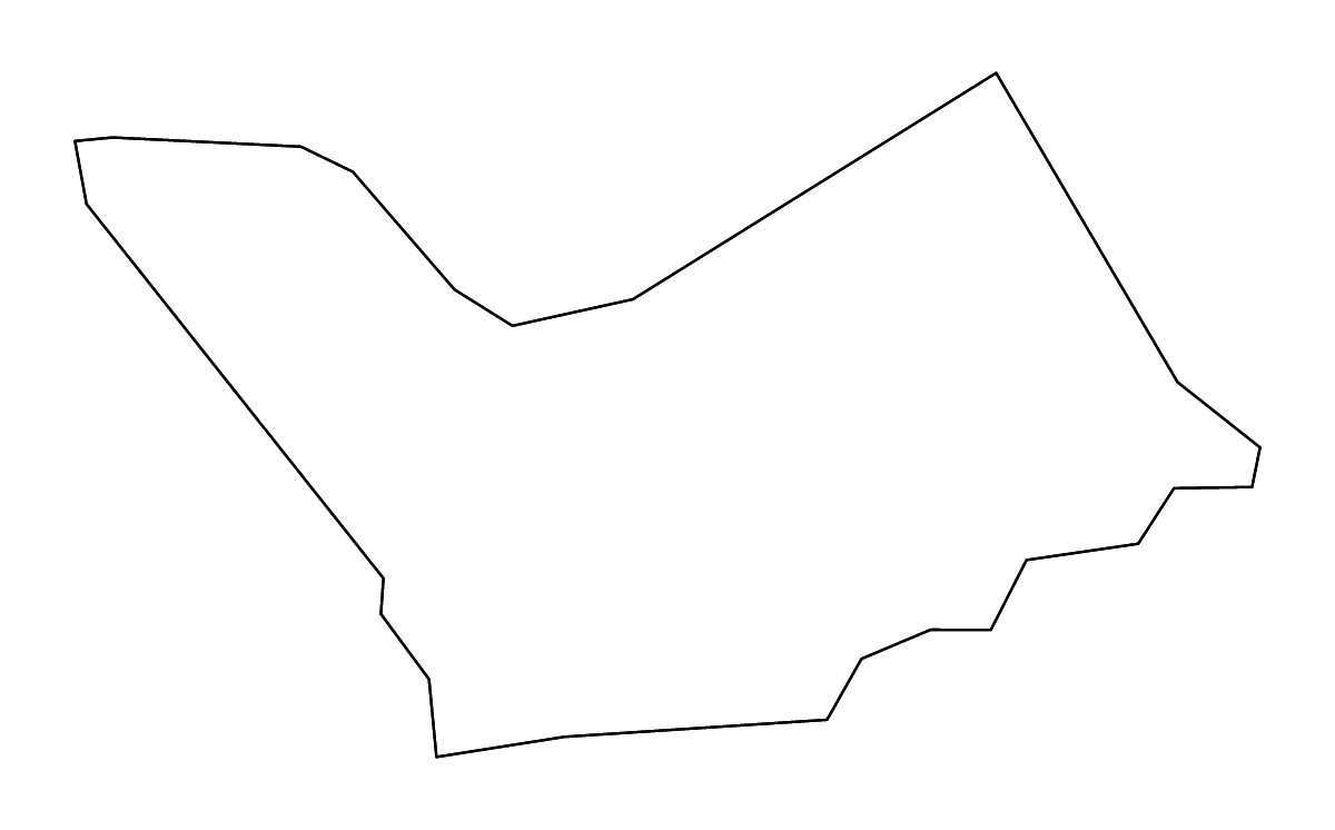 Mapa de contorno de Carroll, Kentucky con ríos.