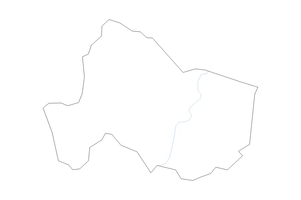Carte de Carter, Kentucky de type contour et rivières pour Amérique du Nord, montrant contour et rivières avec des limites nettes.