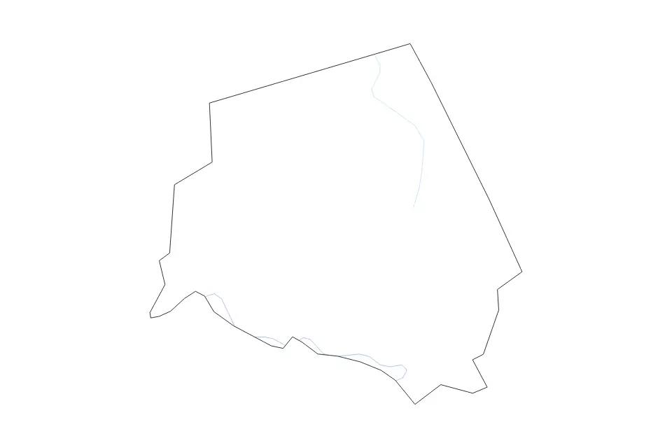 Carte de Clark, Kentucky de type contour et rivières pour Amérique du Nord, montrant contour et rivières avec des limites nettes.