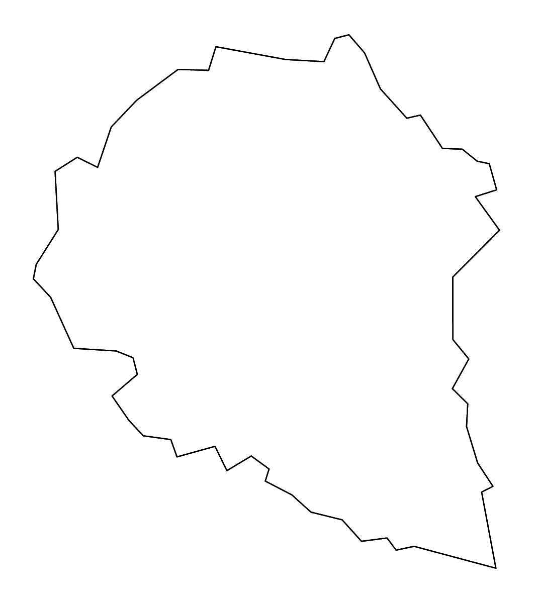 Mapa de contorno de Clay, Kentucky con ríos.