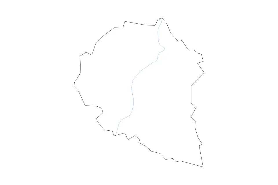 Carte de Clay, Kentucky de type contour et rivières pour Amérique du Nord, montrant contour et rivières avec des limites nettes.
