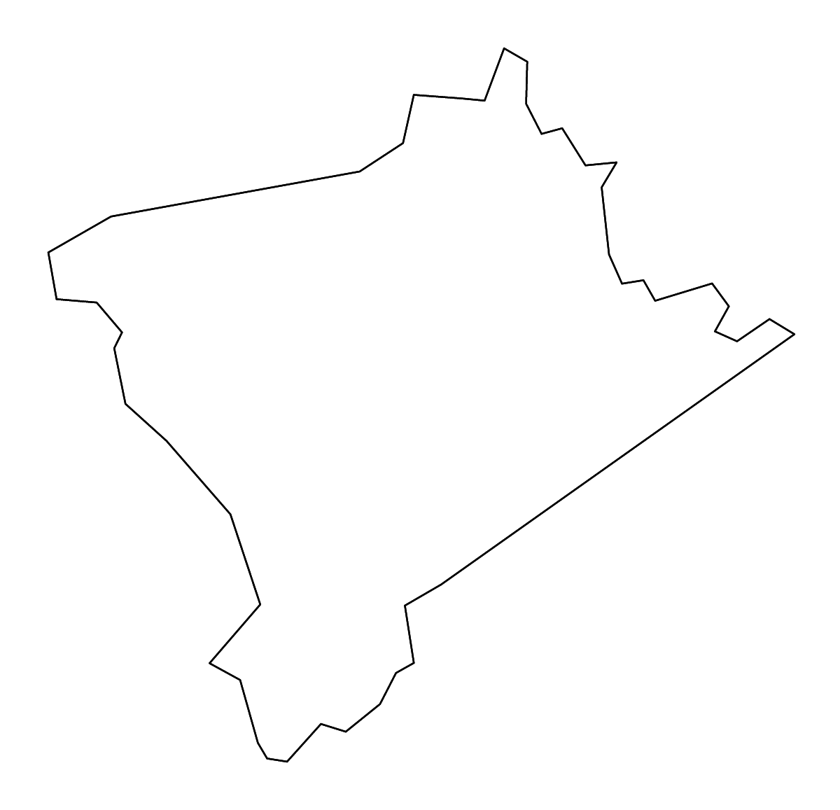 Carte de contour de Crittenden, Kentucky avec rivières.