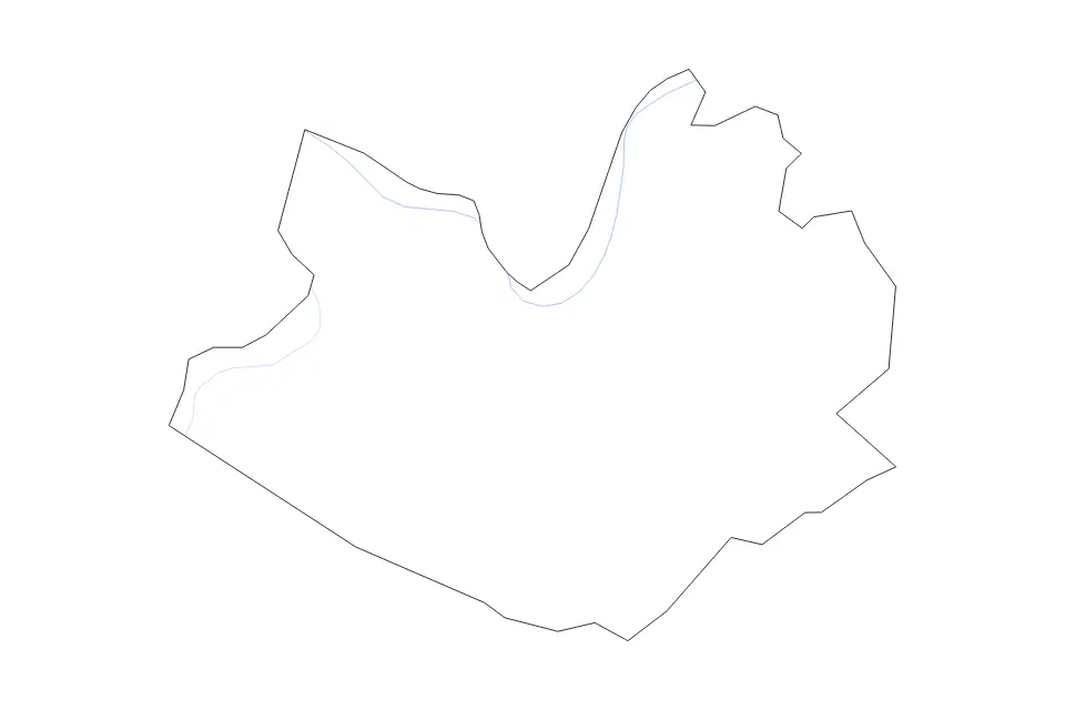 Carte de Daviess, Kentucky de type contour et rivières pour Amérique du Nord, montrant contour et rivières avec des limites nettes.