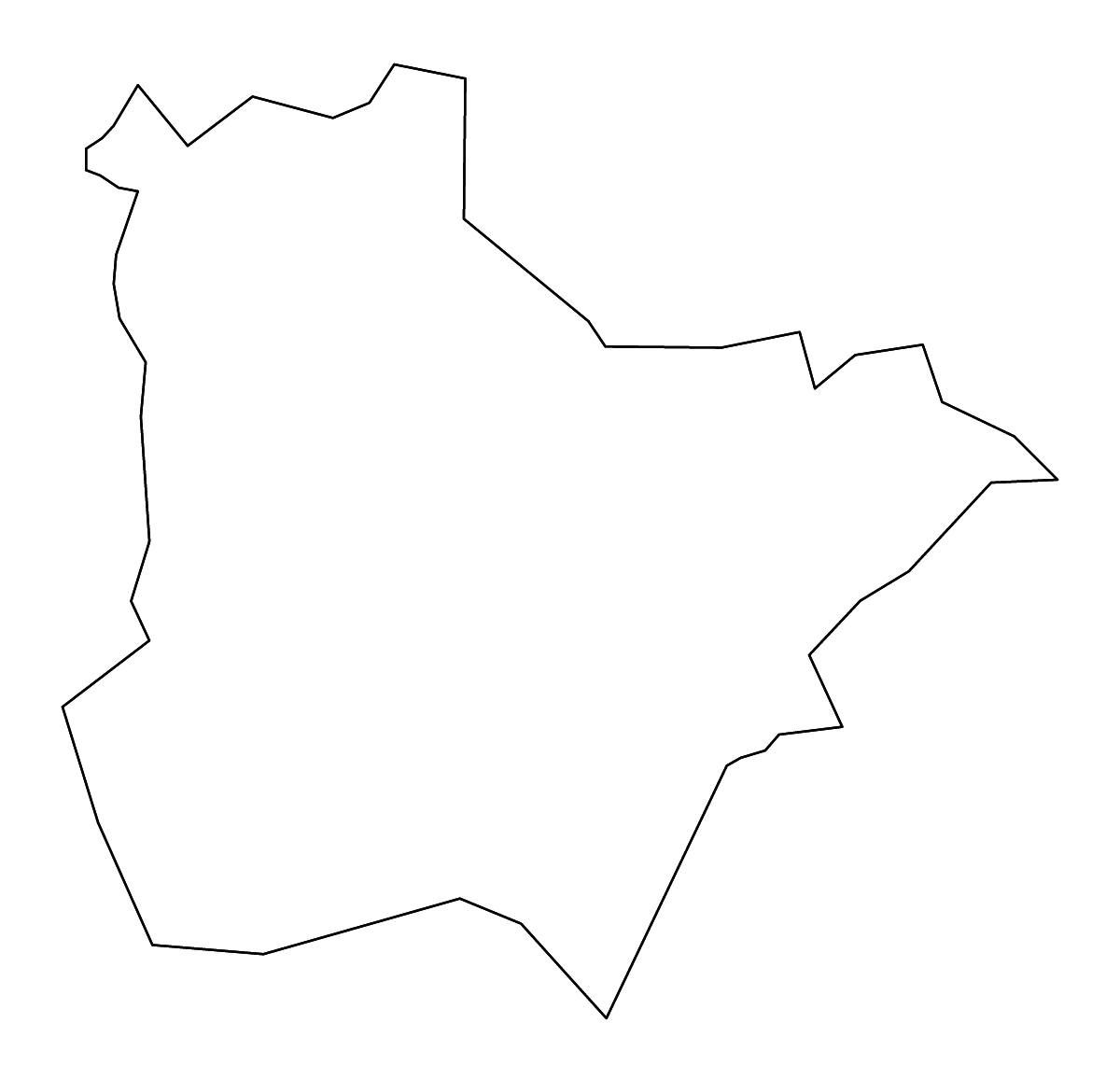 Carte de contour de Estill, Kentucky avec rivières.