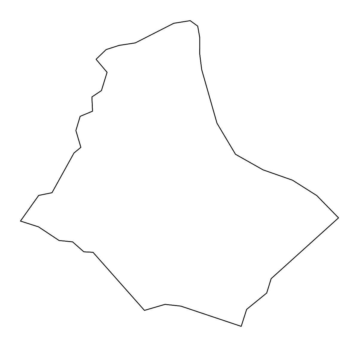 Mapa de contorno de Greenup, Kentucky con ríos.