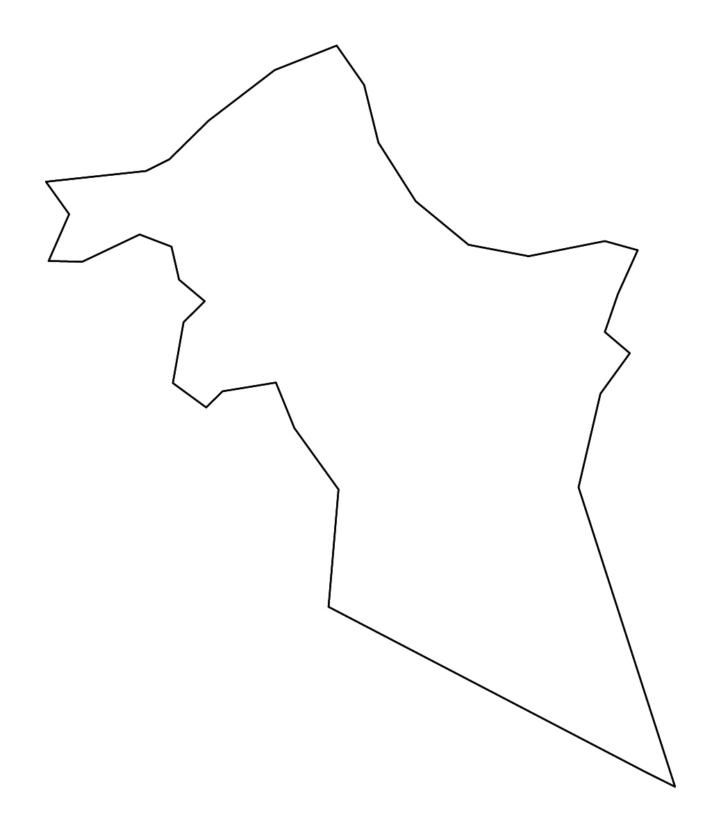 Mapa de contorno de Hancock, Kentucky con ríos.