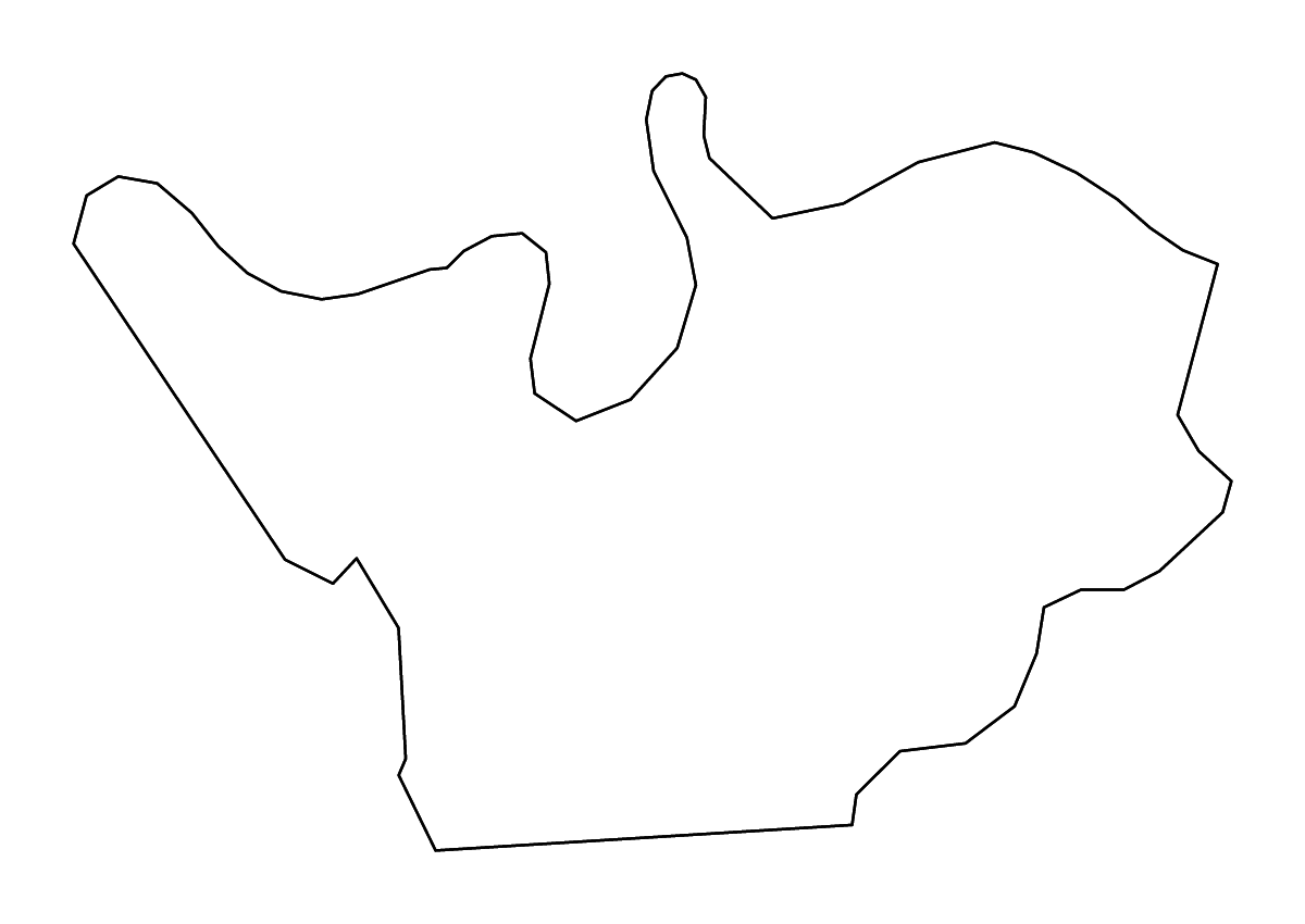 Carte de contour de Henderson, Kentucky avec rivières.