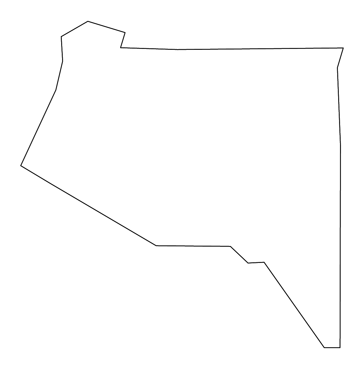 Mapa de contorno de Hickman, Kentucky con ríos.