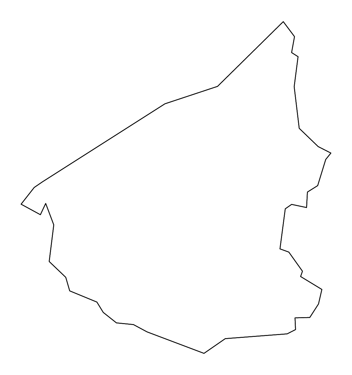 Mapa de contorno de Hopkins, Kentucky con ríos.