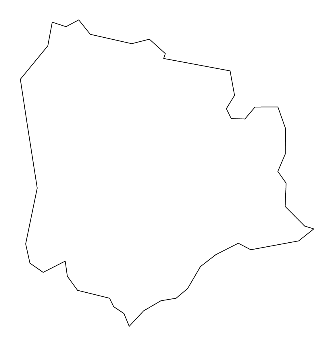 Carte de contour de Knott, Kentucky.