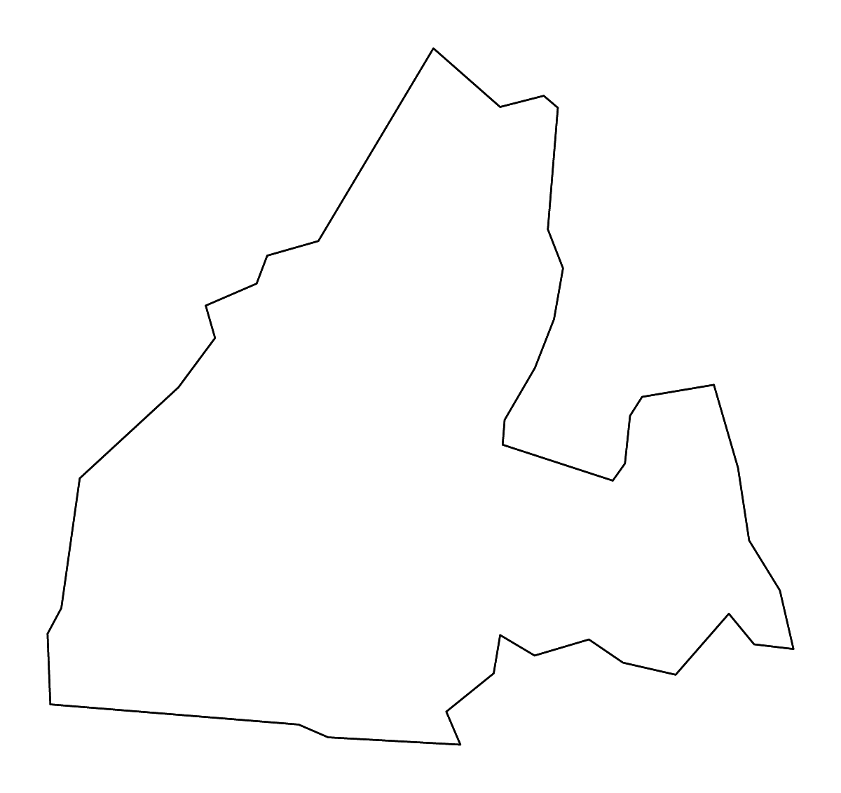 Mapa de contorno de LaRue, Kentucky con ríos.