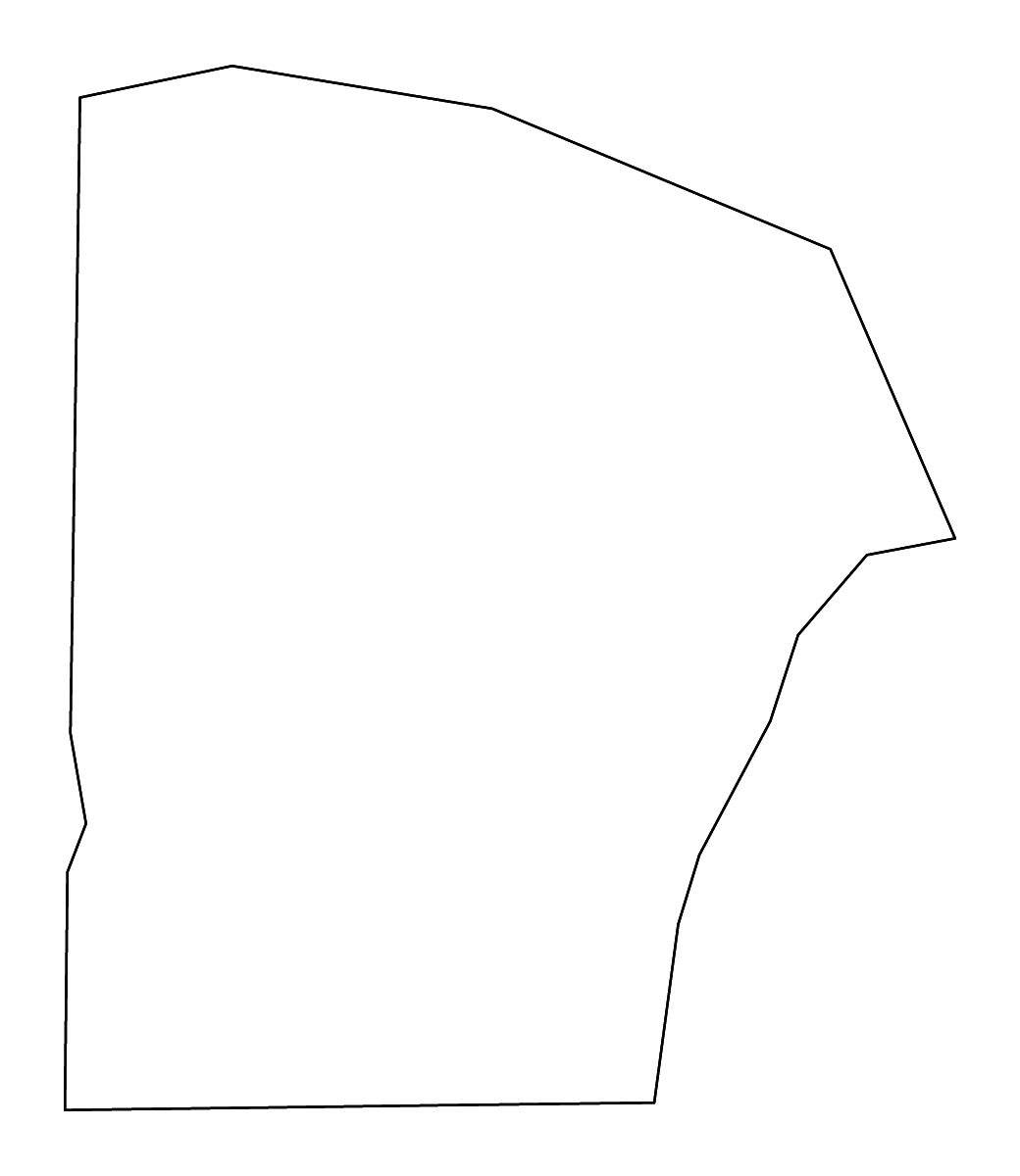 Mapa de contorno de Logan, Kentucky con ríos.