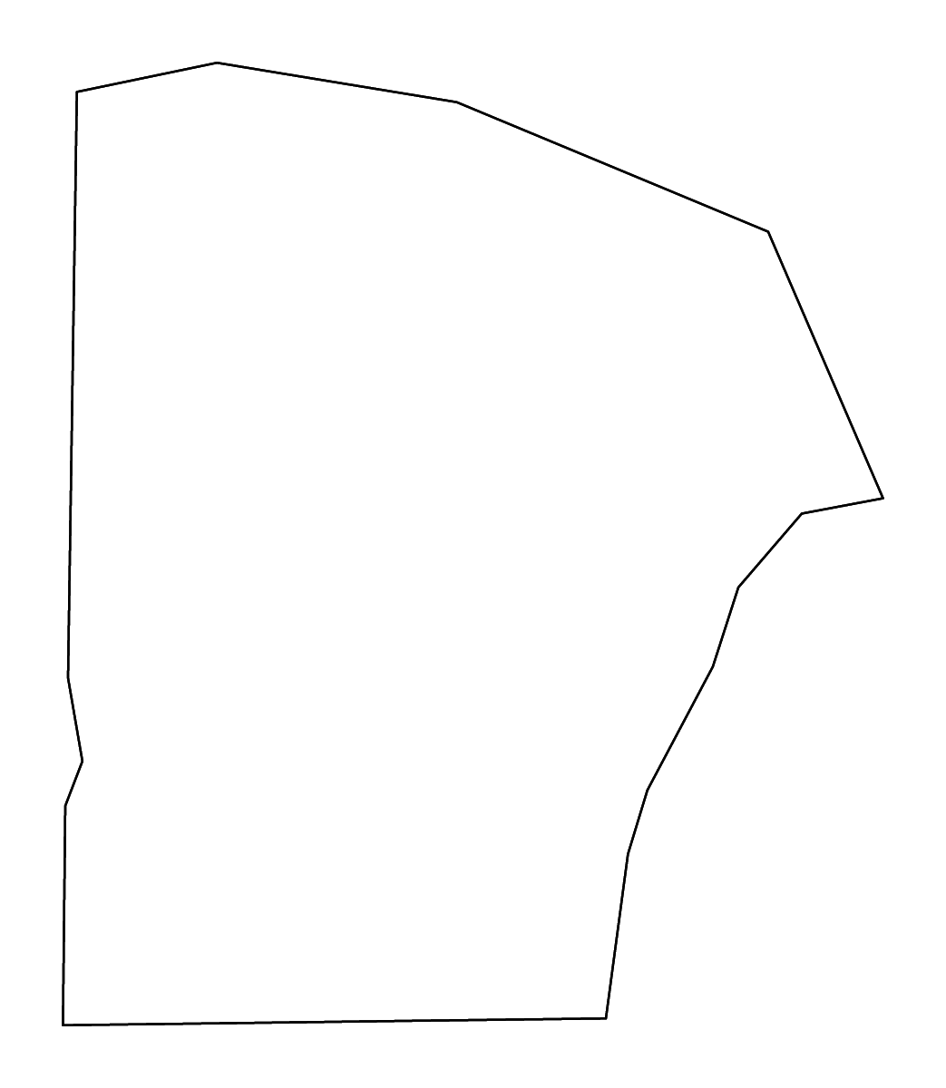 Carte de contour de Logan, Kentucky avec rivières.