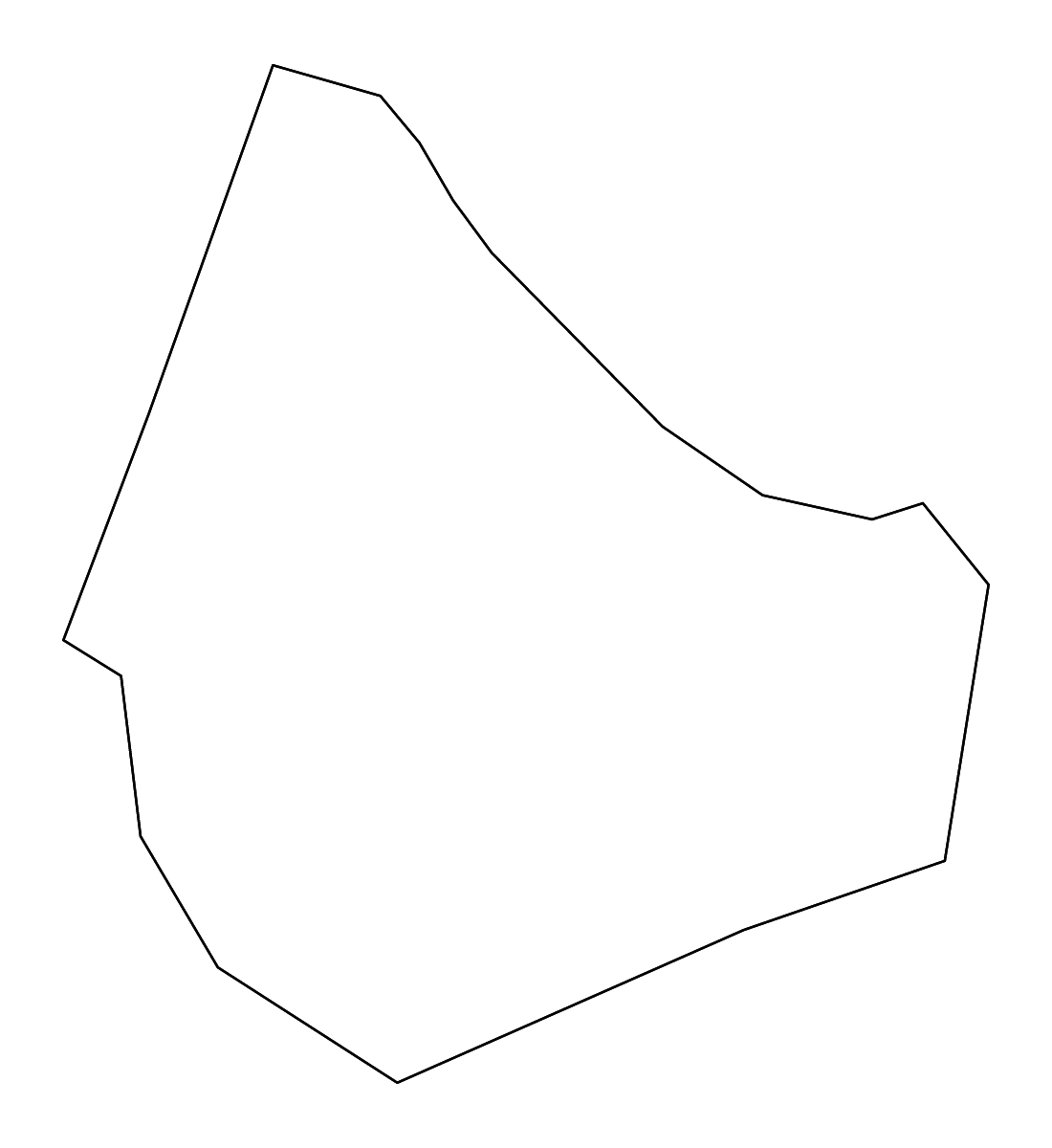 Mapa de contorno de Mason, Kentucky con ríos.