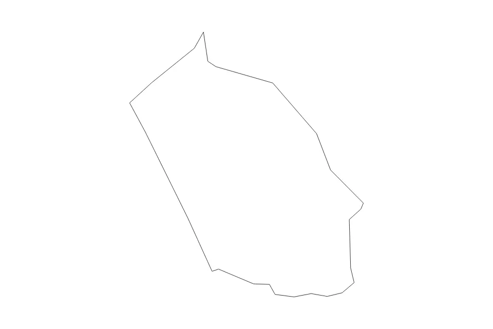 Carte de Montgomery, Kentucky de type contour pour Amérique du Nord, montrant contour avec des limites nettes.