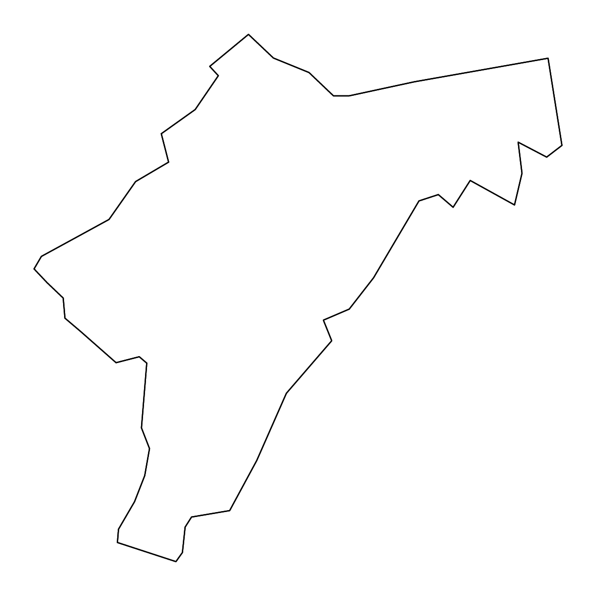 Mapa de contorno de Nelson, Kentucky con ríos.