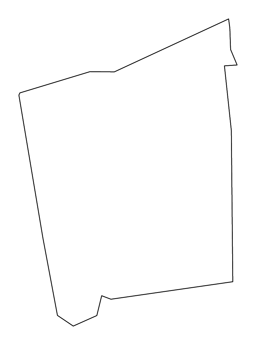 Mapa de contorno de Pendleton, Kentucky con ríos.