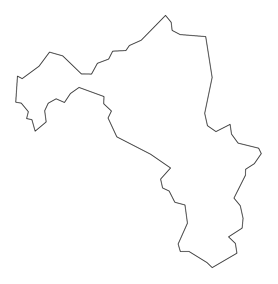 Mapa de contorno de Perry, Kentucky con ríos.
