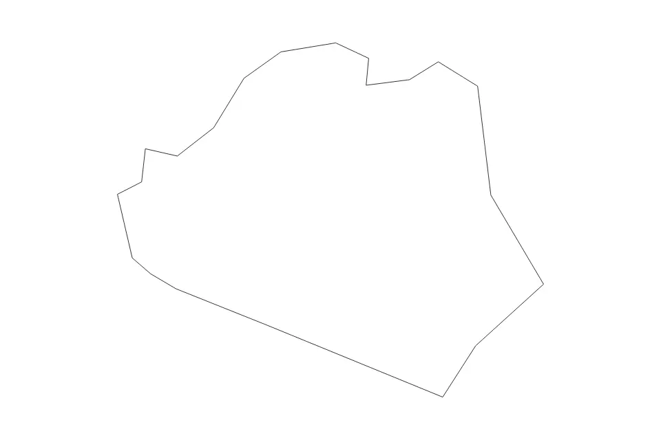 Carte de Robertson, Kentucky de type contour pour Amérique du Nord, montrant contour avec des limites nettes.